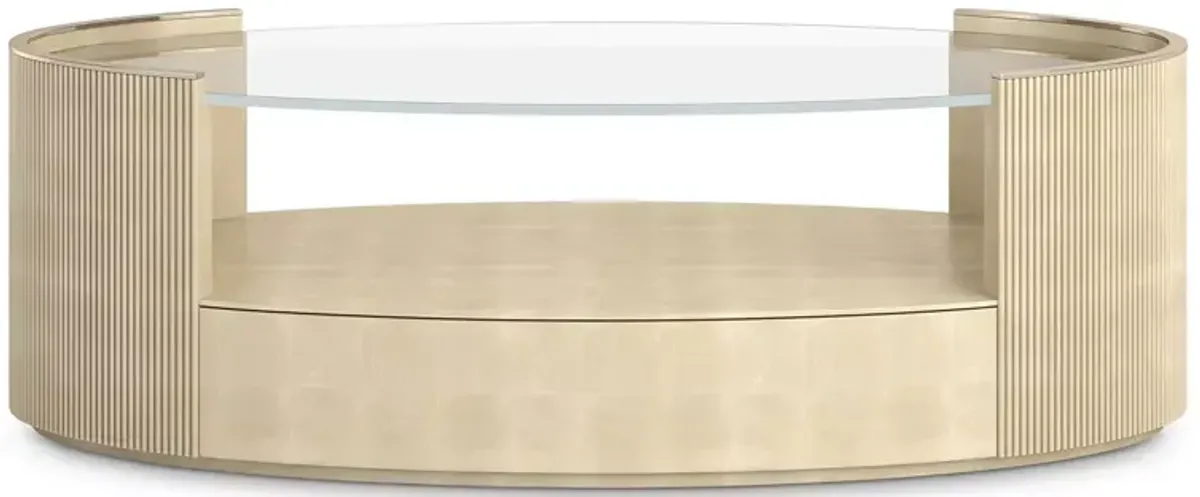Caracole Love Oval Cocktail Table