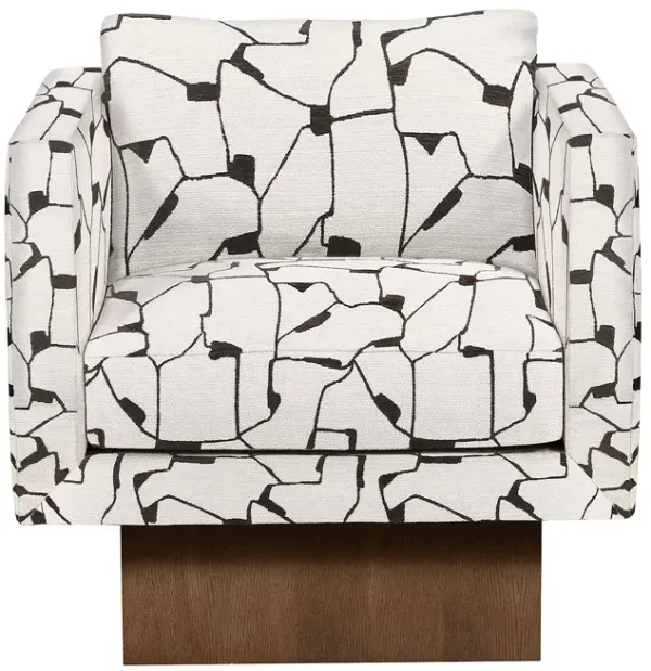 Vanguard Furniture Kendell Wood Base Swivel Chair