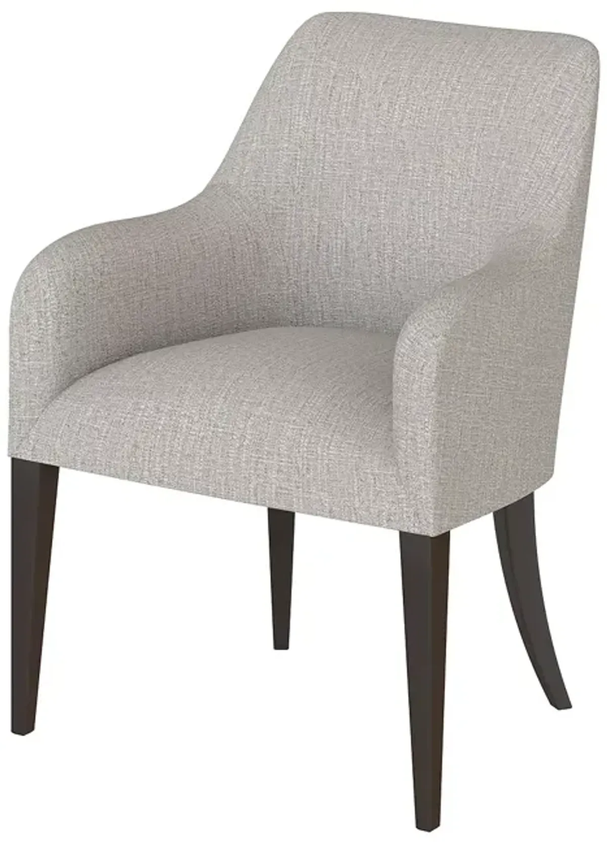 Baker Furniture Kipton Arm Chair, Chocolate Mink Finish