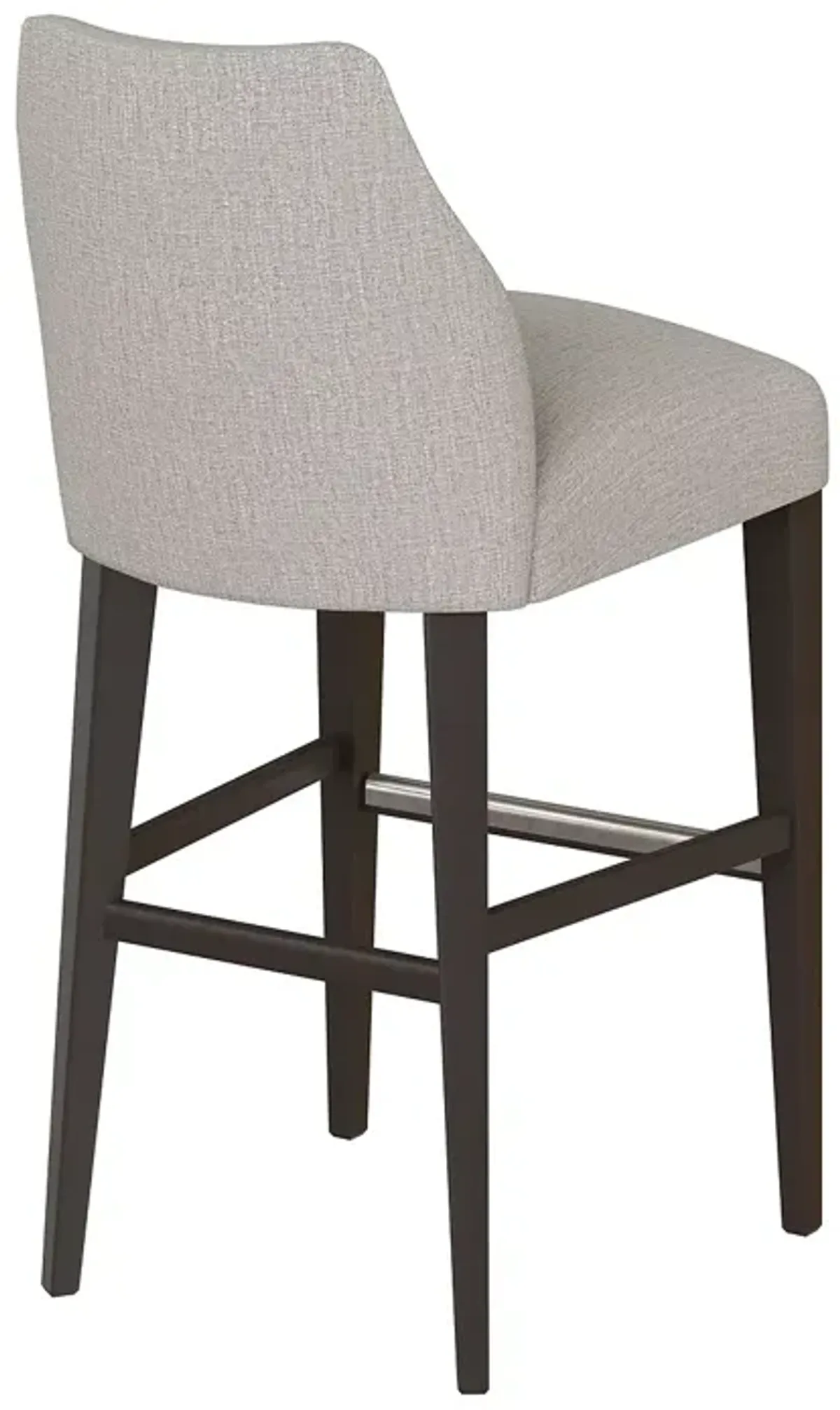 Baker Furniture Kipton Barstool, Chocolate Mink Finish 