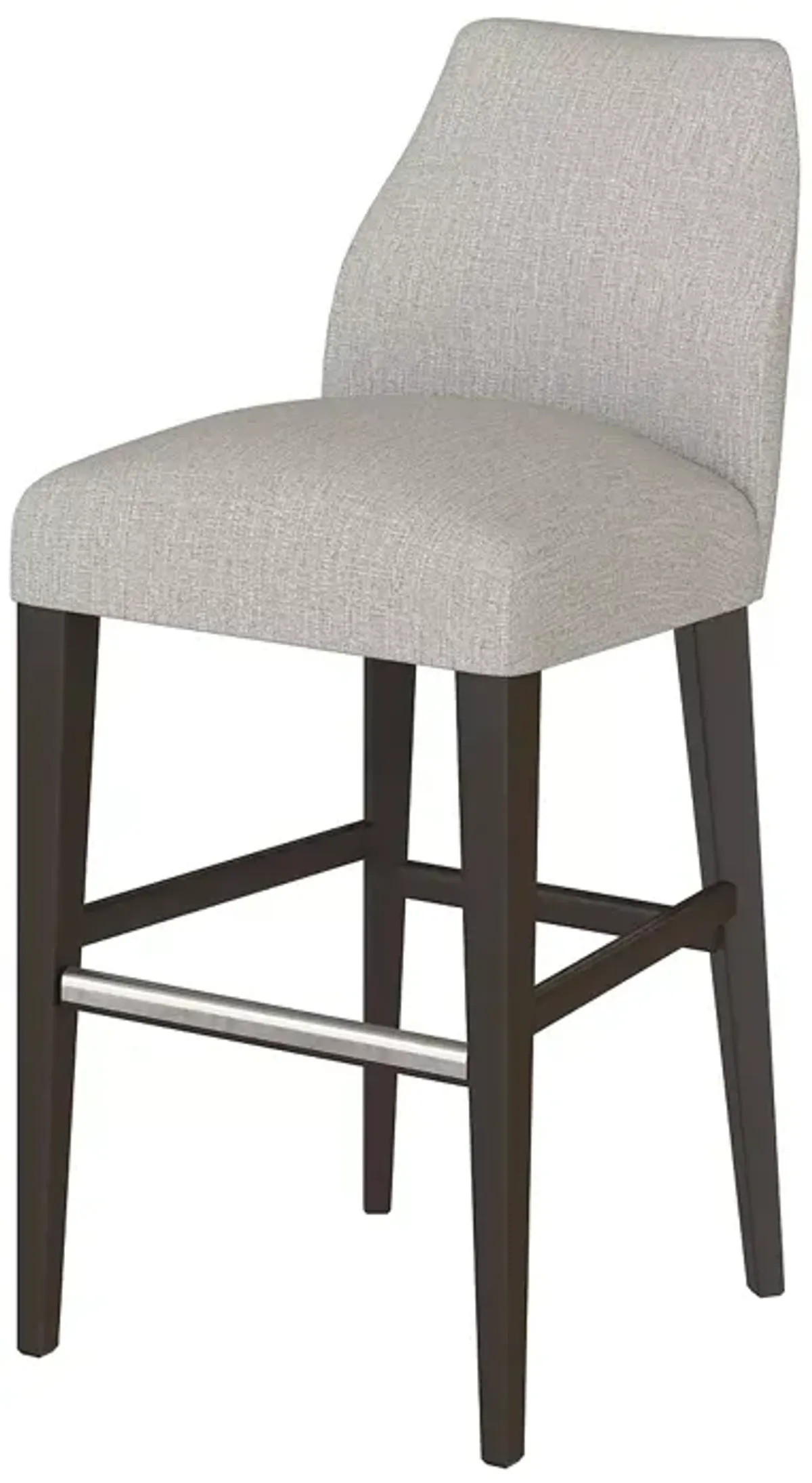Baker Furniture Kipton Barstool, Chocolate Mink Finish 