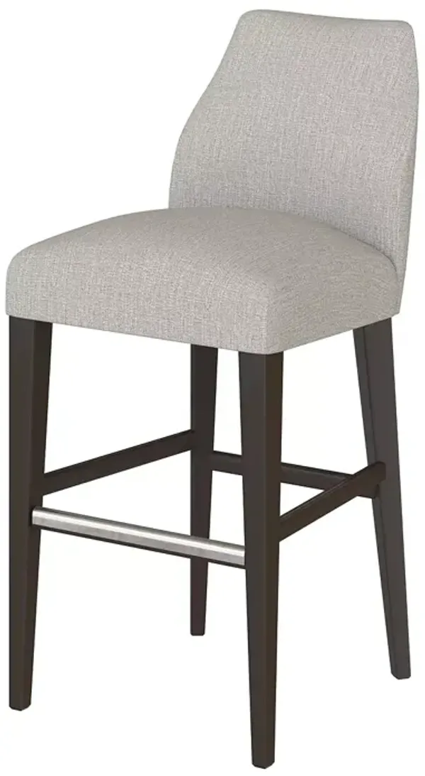 Baker Furniture Kipton Barstool, Chocolate Mink Finish