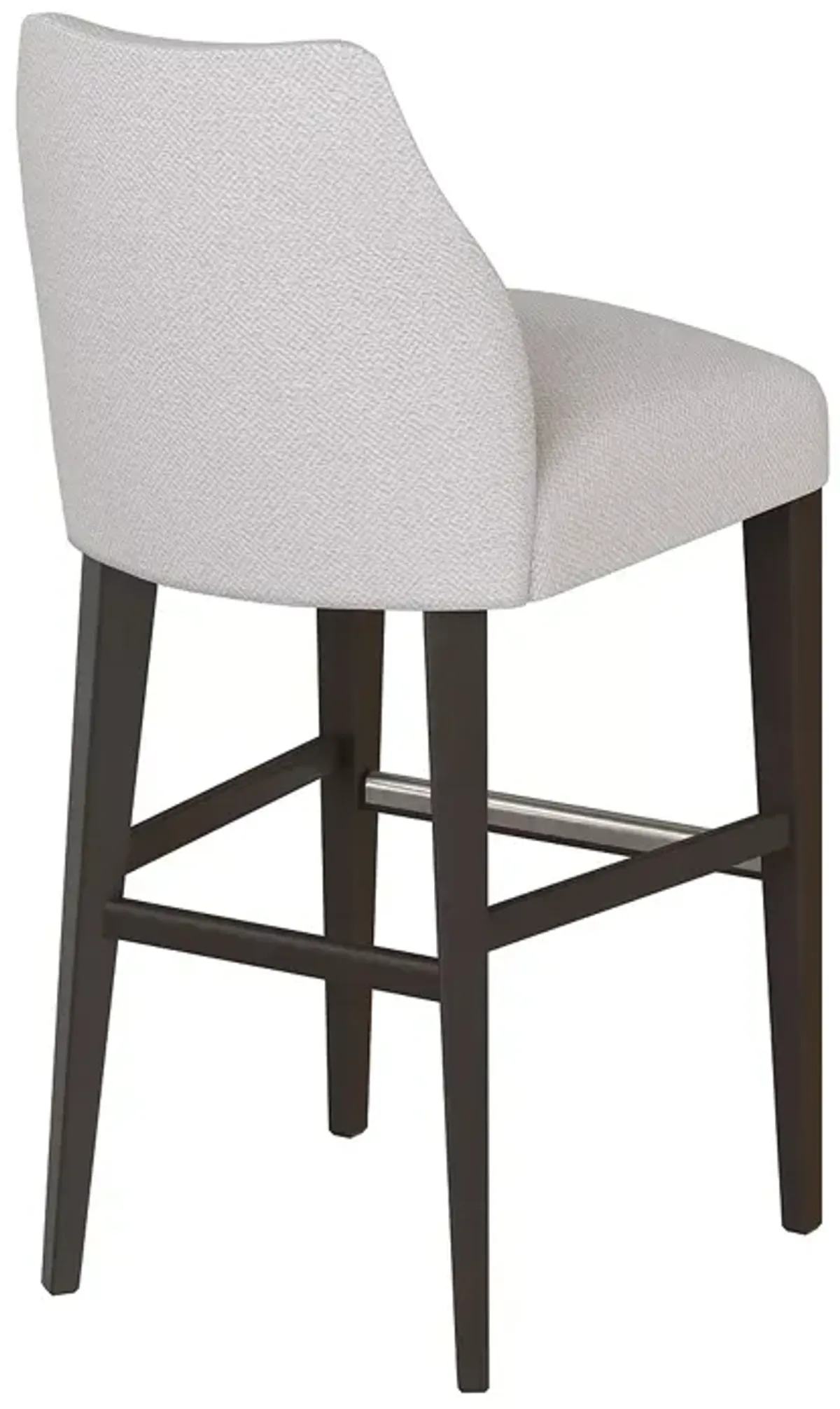 Baker Furniture Kipton Barstool, Chocolate Mink Finish 