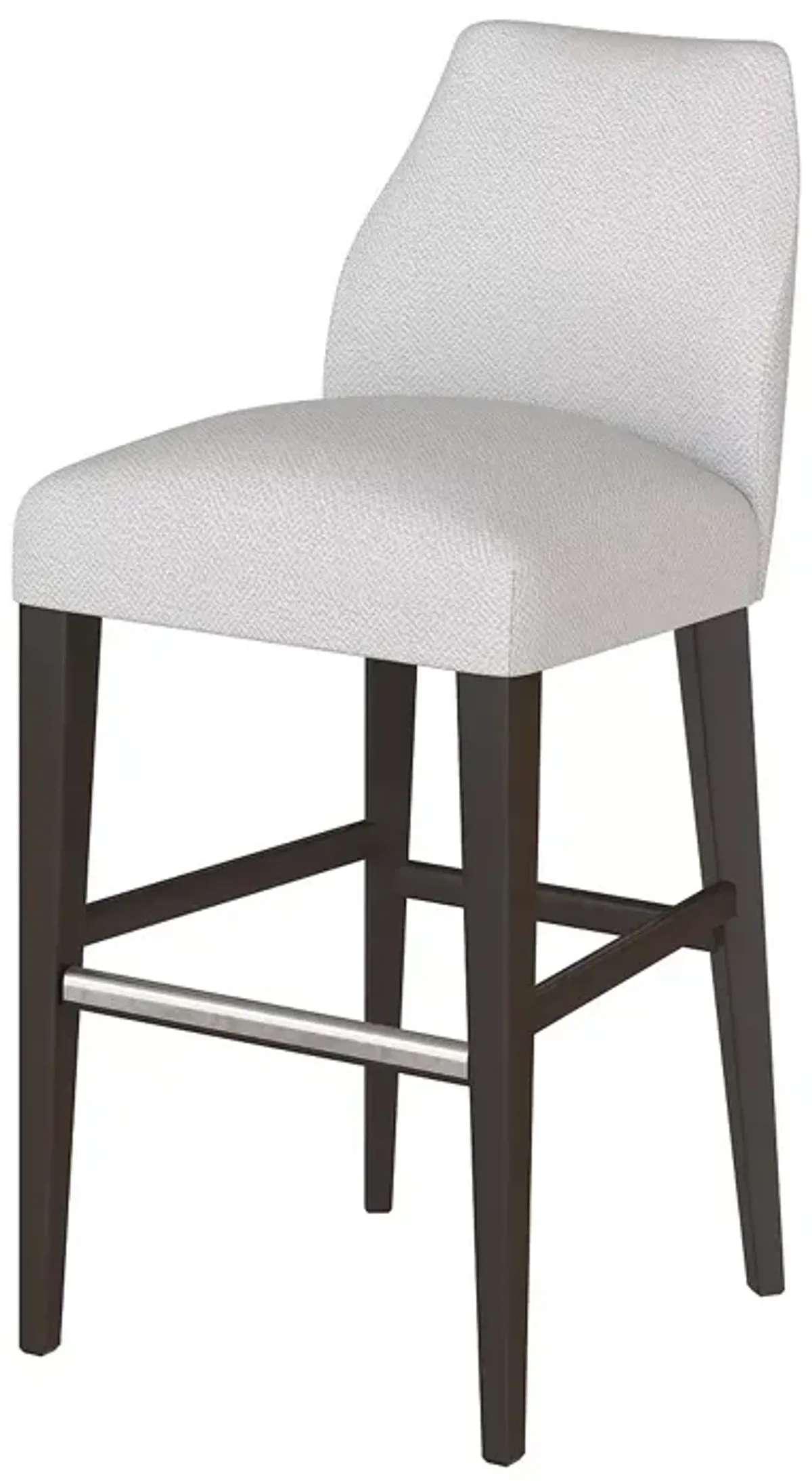 Baker Furniture Kipton Barstool, Chocolate Mink Finish 
