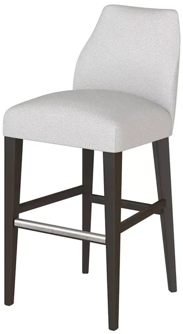Baker Furniture Kipton Barstool, Chocolate Mink Finish