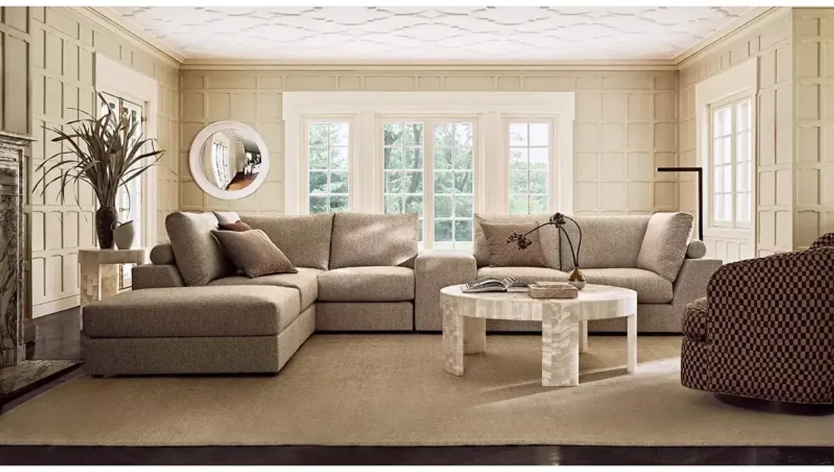 Vanguard Furniture Lucca Five Piece Sectional Sofa