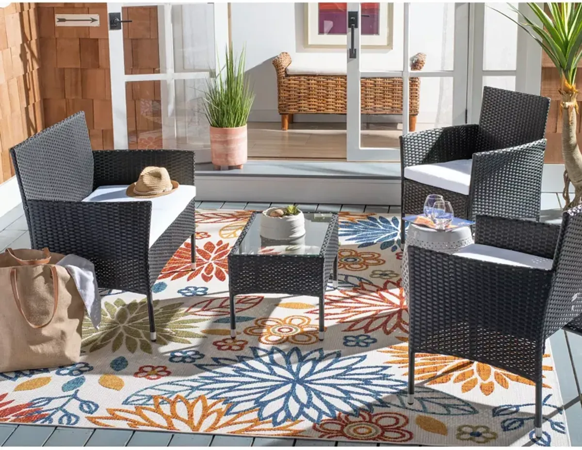 SAFAVIEH Abdul 4-Piece Outdoor Living Set