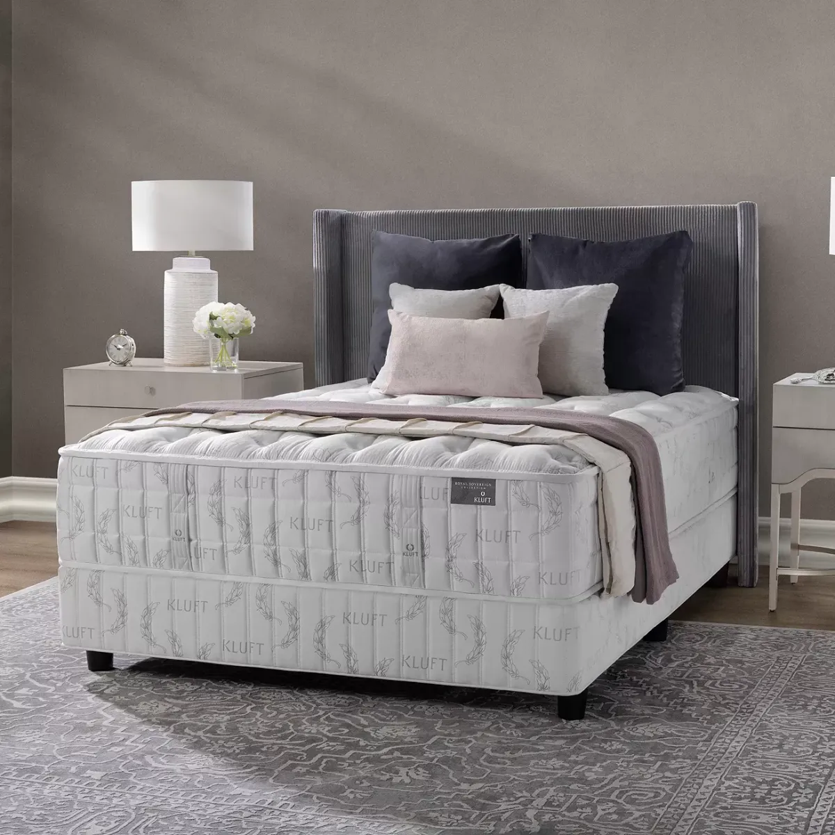 Kluft Royal Sovereign Regent Firm Split Queen Mattress Set, Low Profile