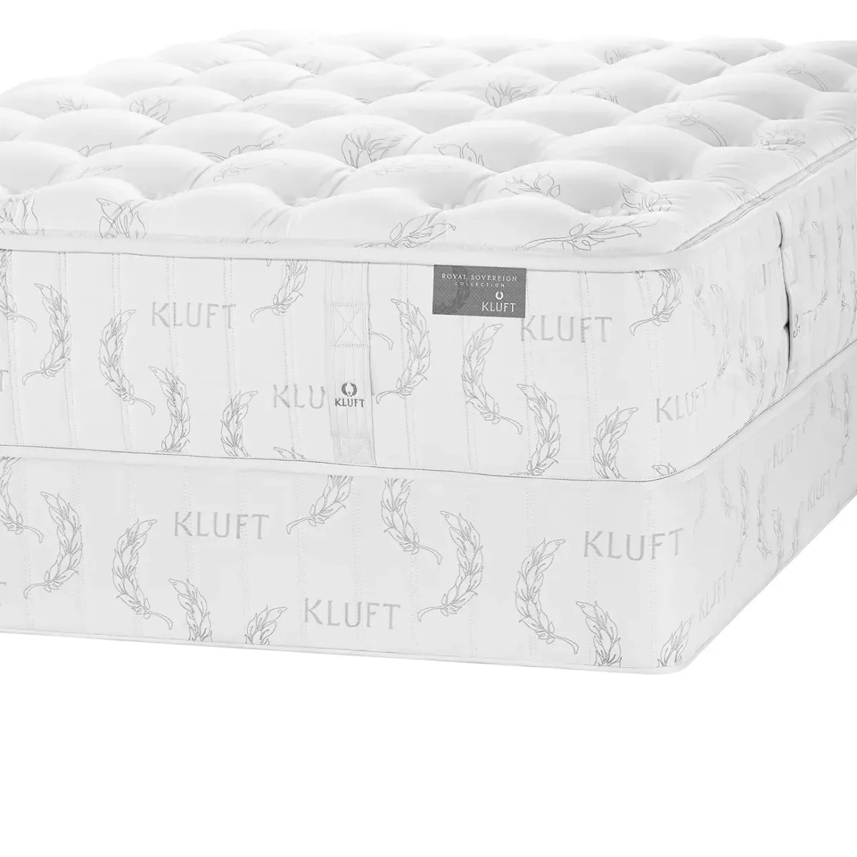 Kluft Royal Sovereign Viceroy Plush California King Mattress Set, Ultra Low Profile