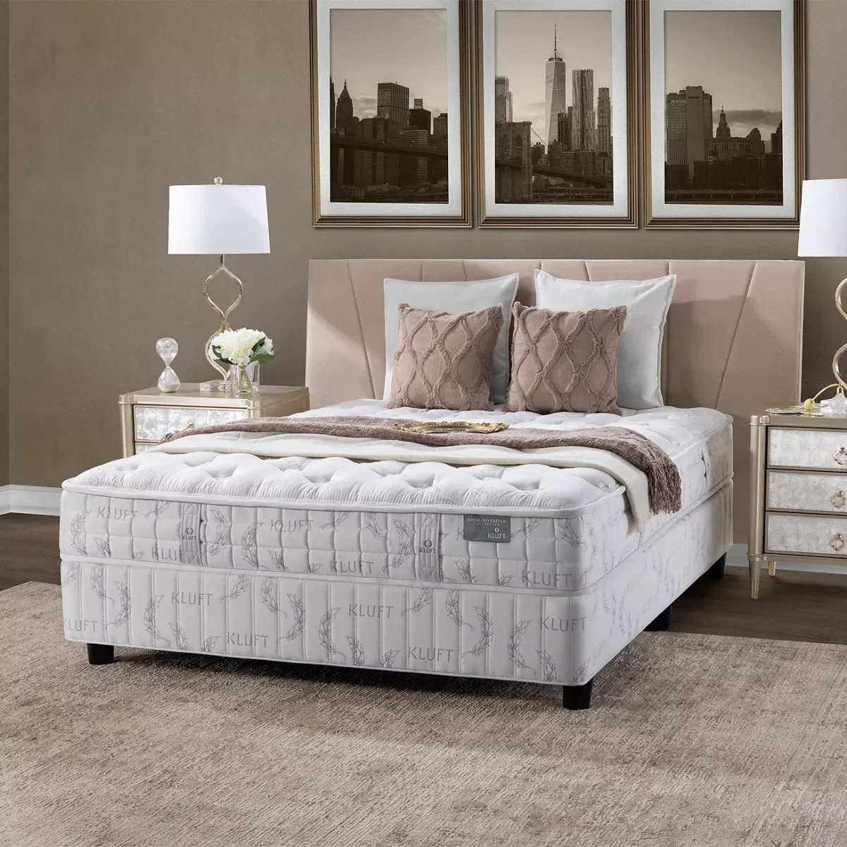 Kluft Royal Sovereign Knight II Extra Firm King Mattress Set