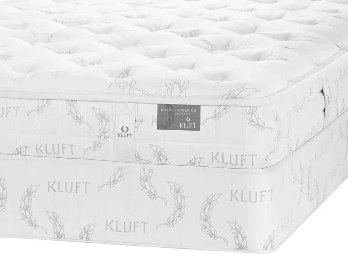 Kluft Royal Sovereign Knight II Extra Firm King Mattress Set, Ultra Low Profile