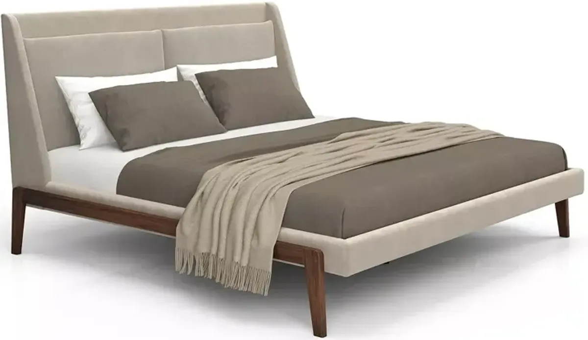 Huppé Frida Queen Upholstered Bed with Pockets