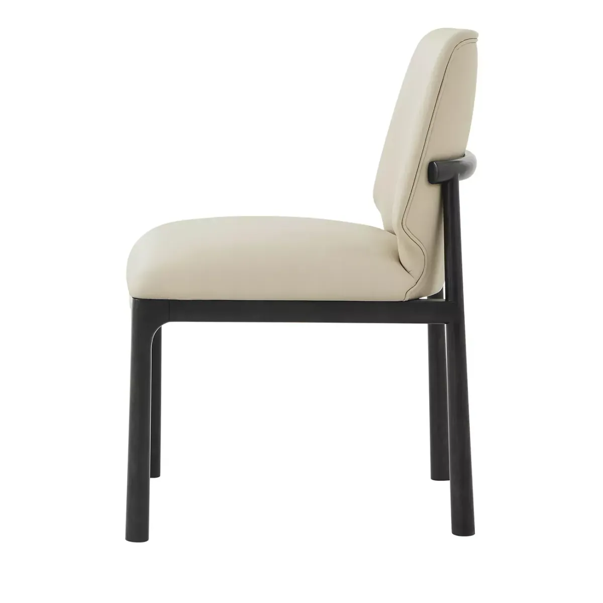 Theodore Alexander Kesden Dining Side Chair, Beige