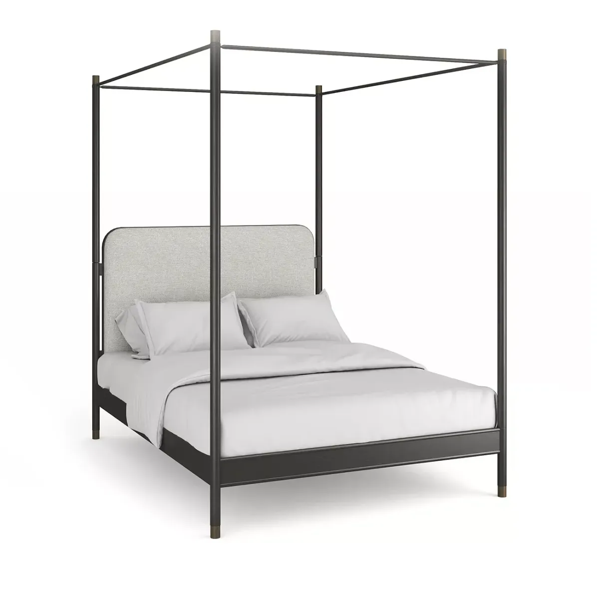 Caracole Campaign Bed with Canopy, Queen