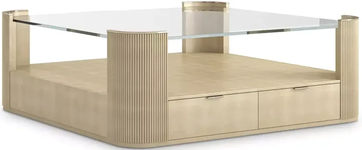 Caracole Love Oval Cocktail Table