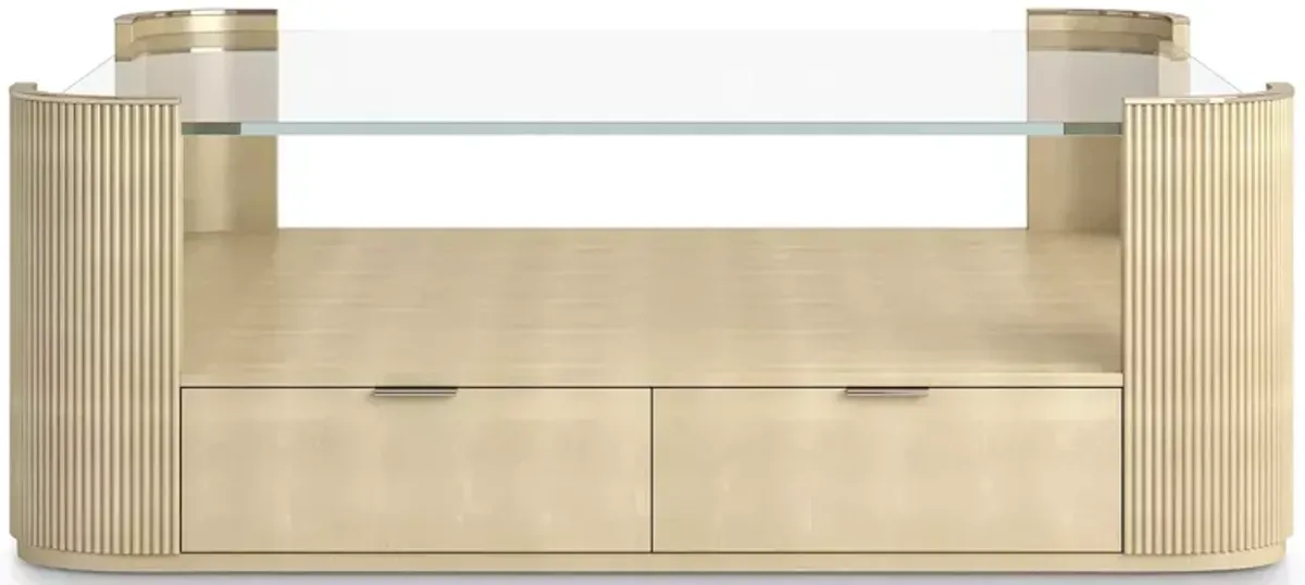 Caracole Love Oval Cocktail Table