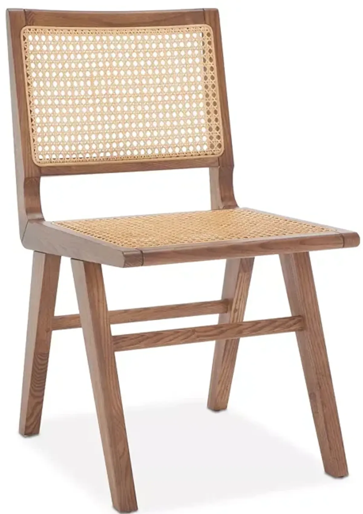 Safavieh Hattie French Cane Dining Chairs, Set of 2, Walnut/Natural