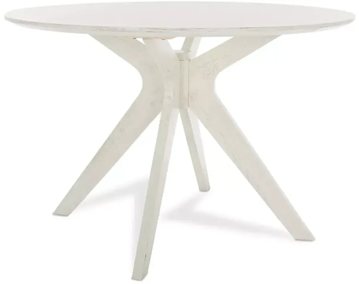 Safavieh Carolee 46" Round Dining Table, White Wash