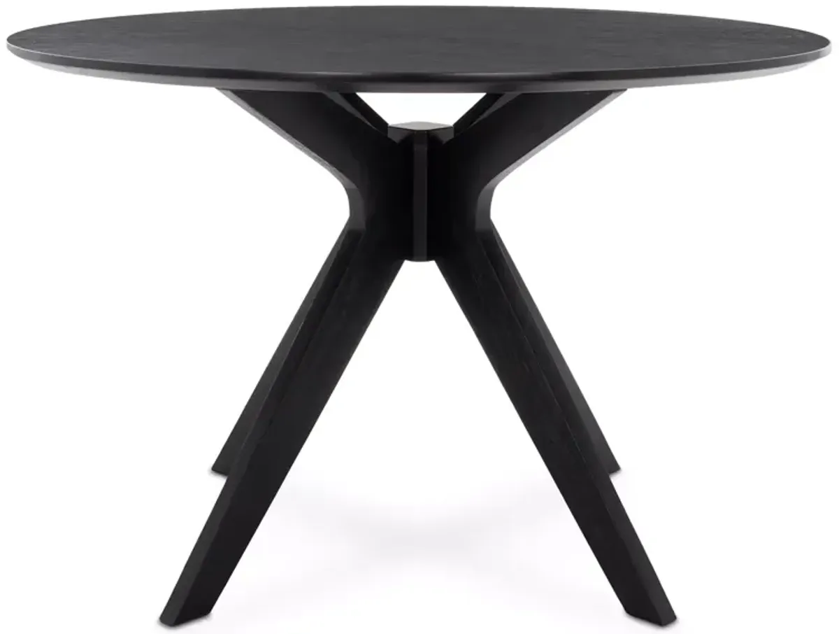 Safavieh Carolee 46" Round Dining Table, Black