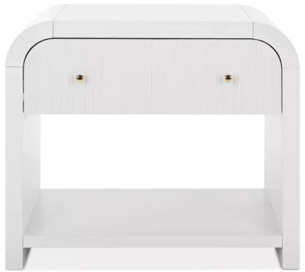 Safavieh Liabella 1 Drawer Curved Nightstand