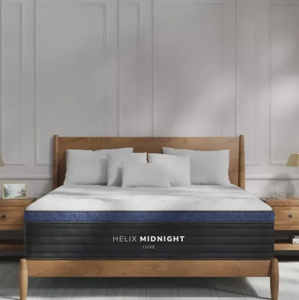 Helix Midnight Luxe 13.5" Medium Firm Mattress, Queen