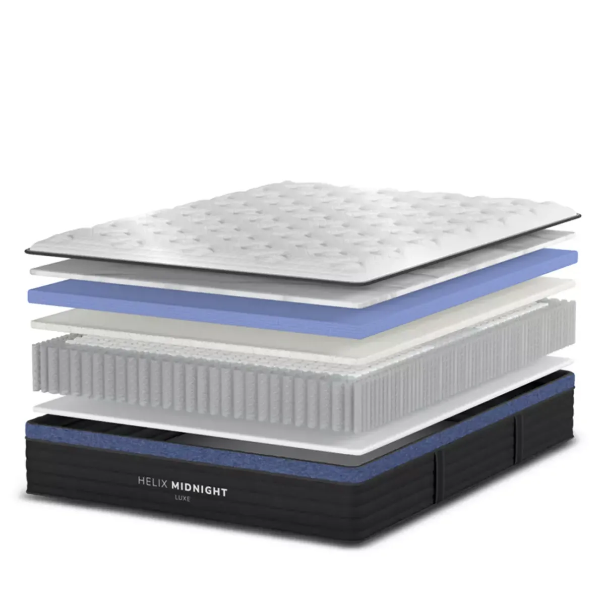 Helix Midnight Luxe 13.5" Medium Firm Mattress, King