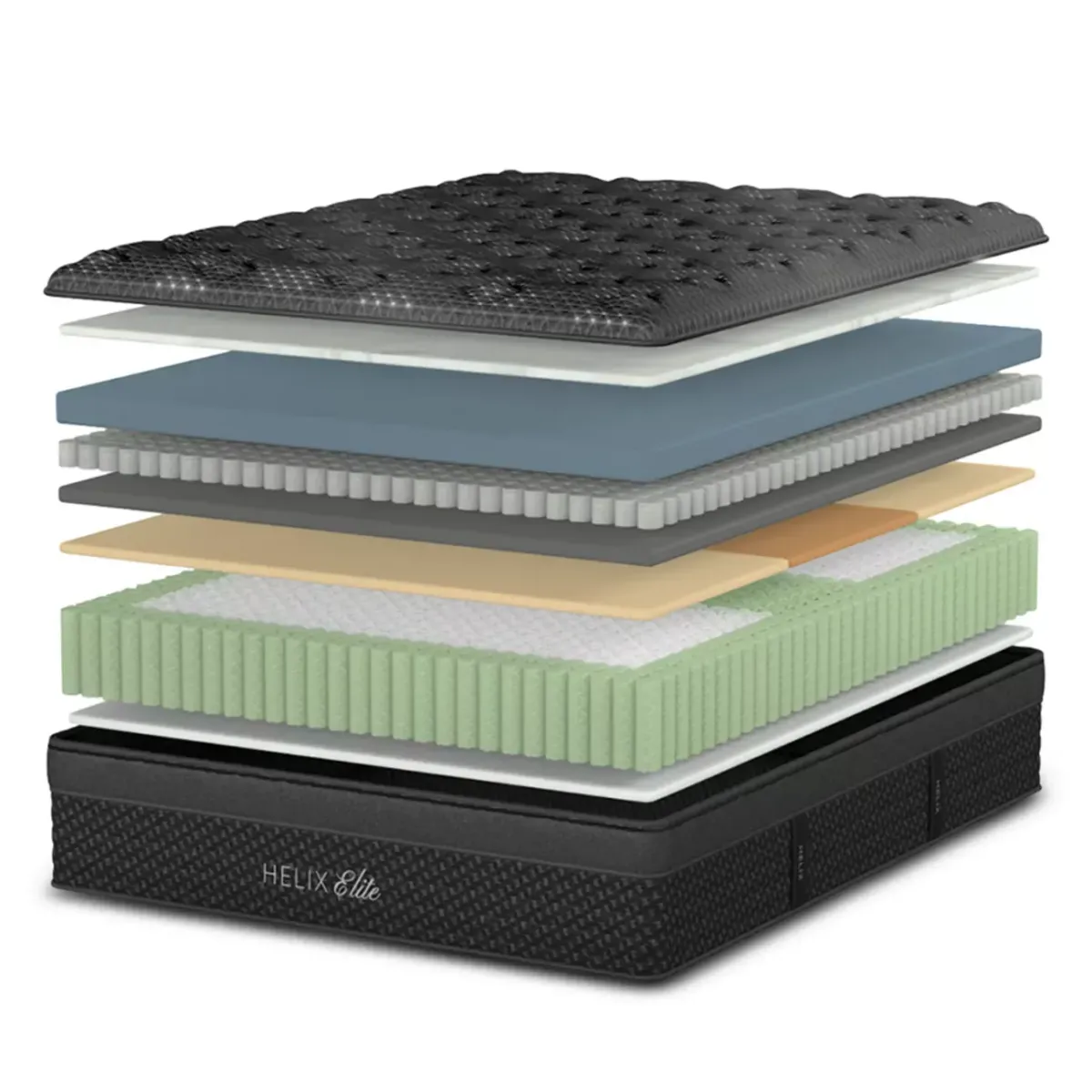 Helix Midnight Elite 15" Medium Firm Mattress, Twin XL