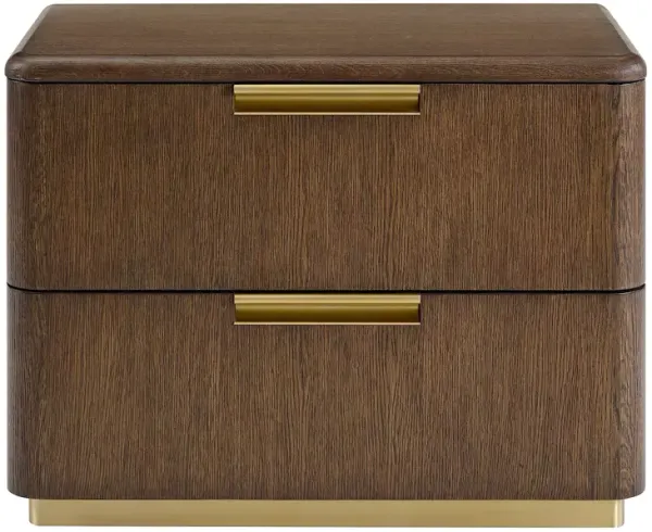 Hudson Park Collection Soho Two Drawer Nightstand - Exclusive