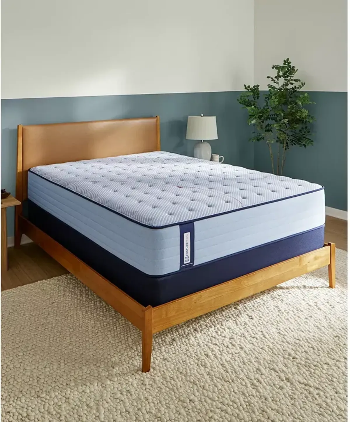 Sealy Posturepedic Orlando Firm Tight Top Mattress Set, Full, Low Profile