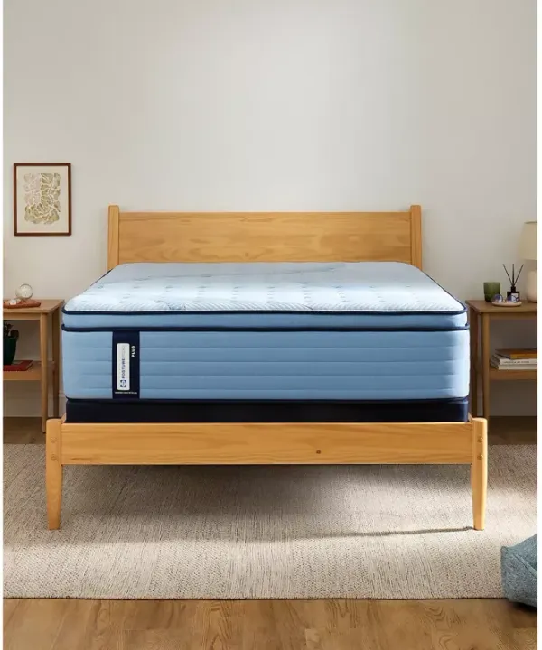 Sealy Posturepedic Plainfield Soft Euro Pillow Top Split Queen Mattress & Box Spring Set