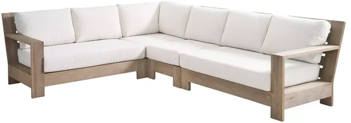 Universal Saratoga Outdoor 4 Piece Sectional Sofa