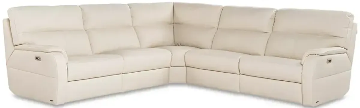 Giuseppe Nicoletti Grazia Power Reclining 5 Piece Sectional 