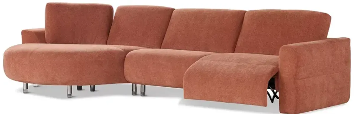 Giuseppe Nicoletti 3 Piece Power Reclining Otranto Sectional