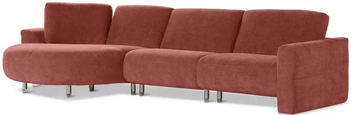 Giuseppe Nicoletti 3 Piece Power Reclining Otranto Sectional