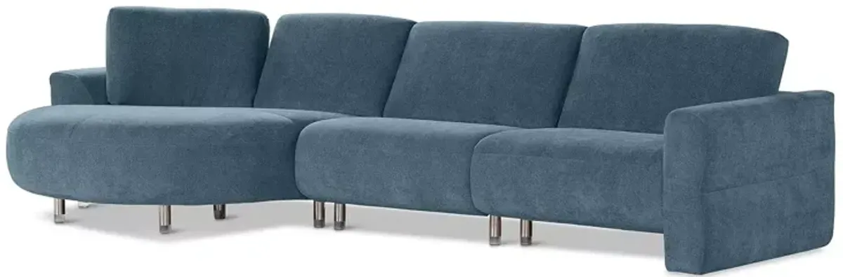 Giuseppe Nicoletti 3 Piece Power Reclining Otranto Sectional