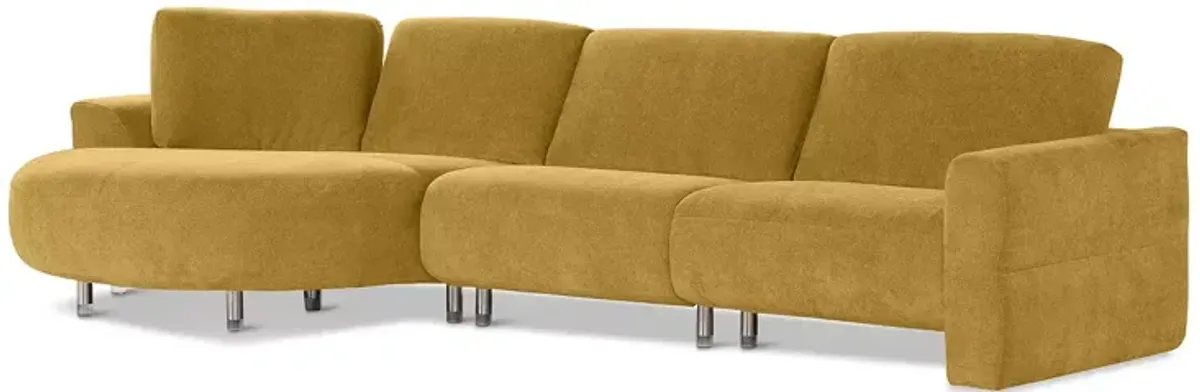 Giuseppe Nicoletti 3 Piece Power Reclining Otranto Sectional