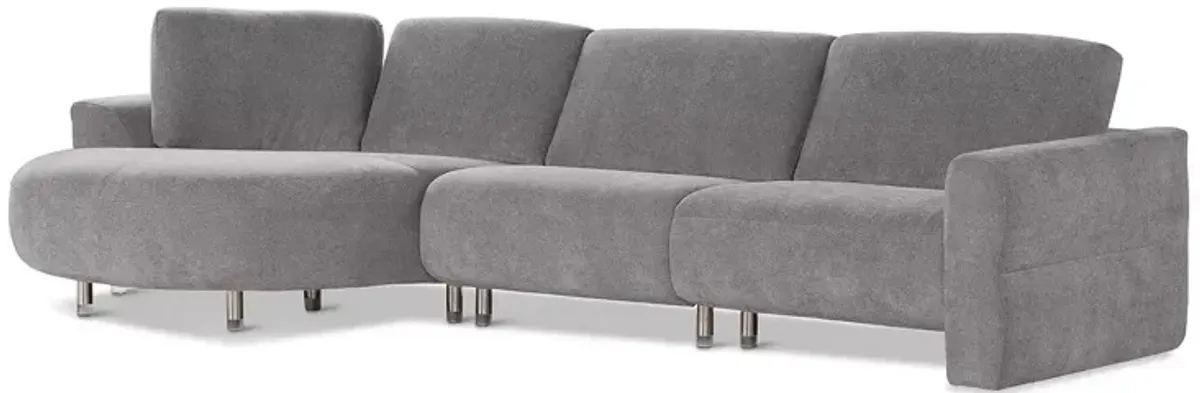 Giuseppe Nicoletti 3 Piece Power Reclining Otranto Sectional