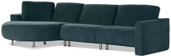 Giuseppe Nicoletti 3 Piece Power Reclining Otranto Sectional