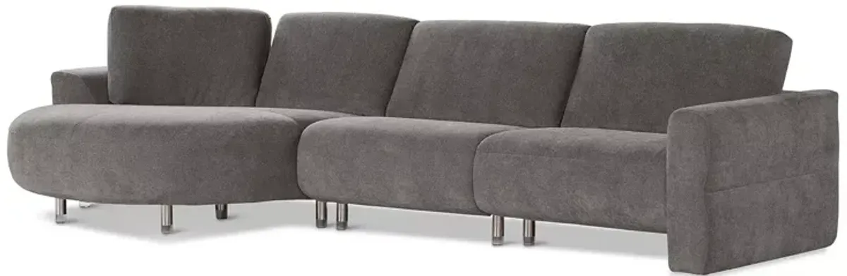 Giuseppe Nicoletti 3 Piece Power Reclining Otranto Sectional