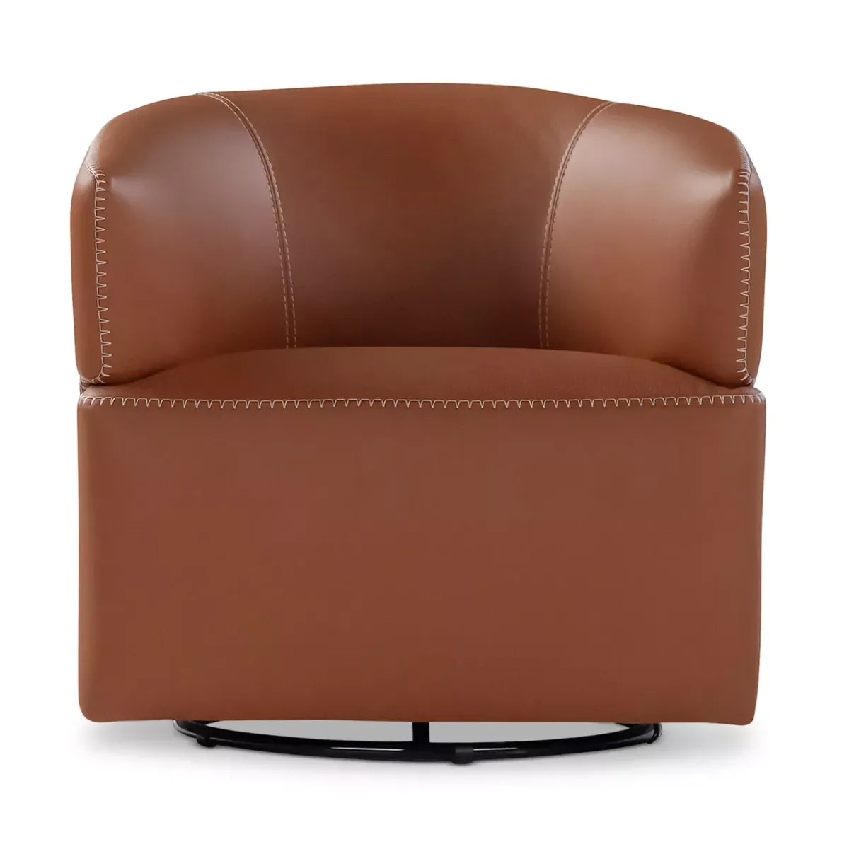 Nicoletti Corona Leather Swivel Chair