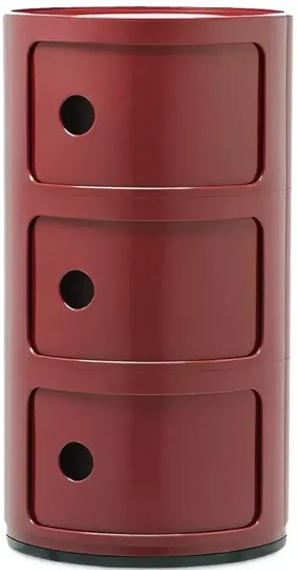 Kartell Componibili Colors 3 Tier Storage Tower