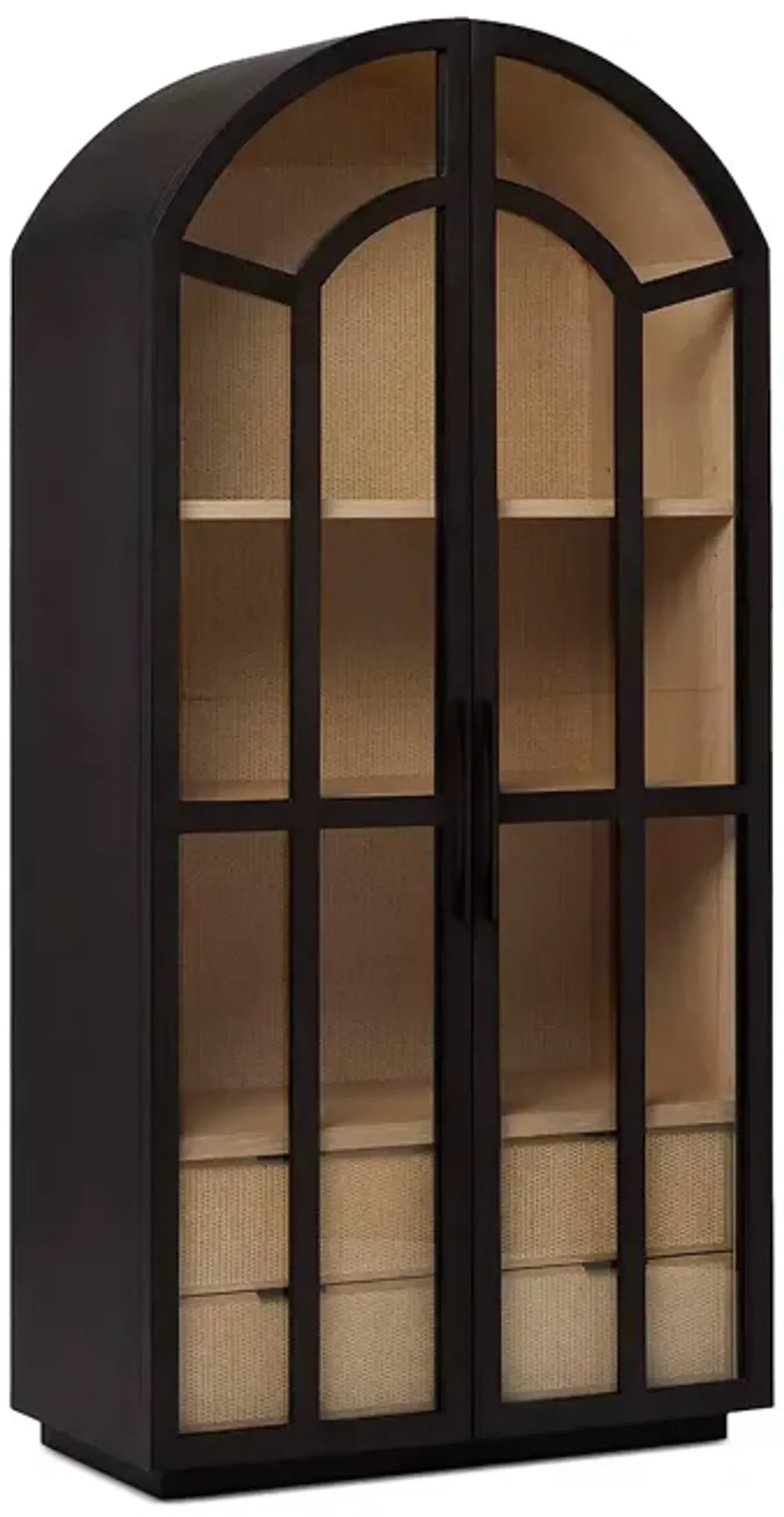 Interlude Home Claudine Glass Door Cabinet