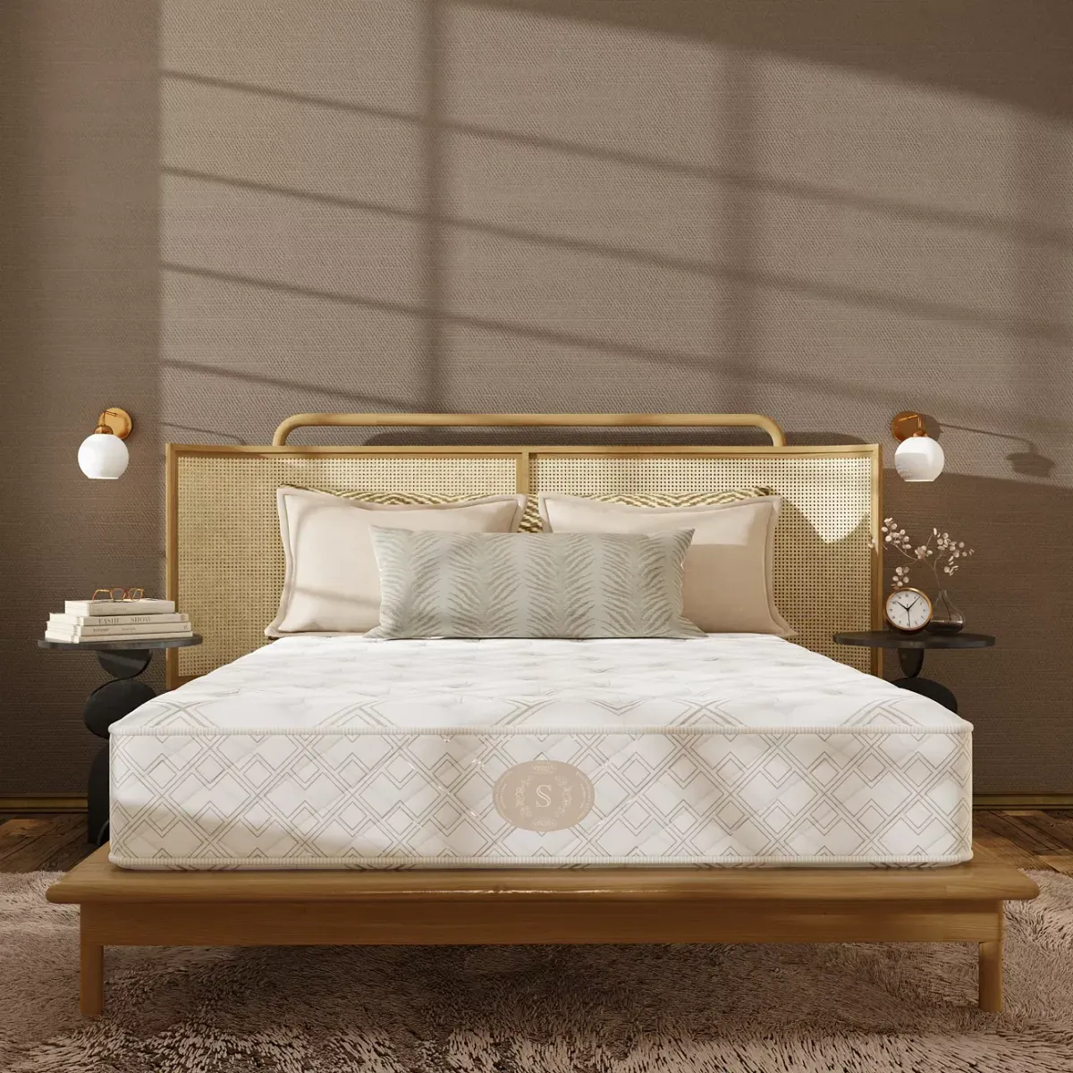 Shifman Metropolitan Crosby Firm Twin Mattress Set - Exclusive