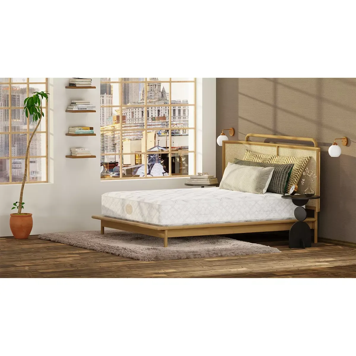 Shifman Metropolitan Crosby Firm King Mattress Set - Exclusive