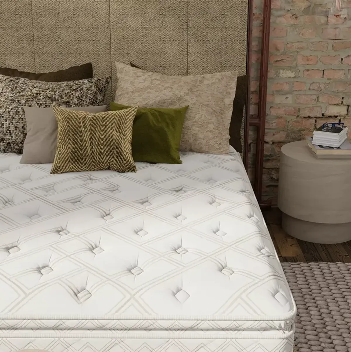 Shifman Metropolitan Brenner Plush Pillow Top King Mattress Set - Exclusive