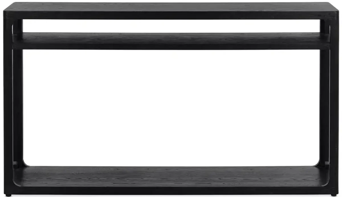 SUNPAN Doncaster Console Table, Black