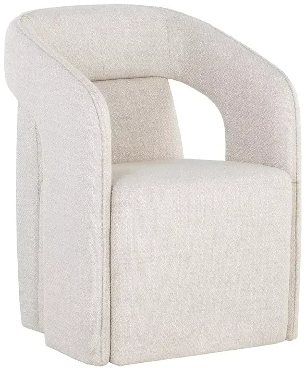 SUNPAN Kendrick Wheeled Dining Armchair