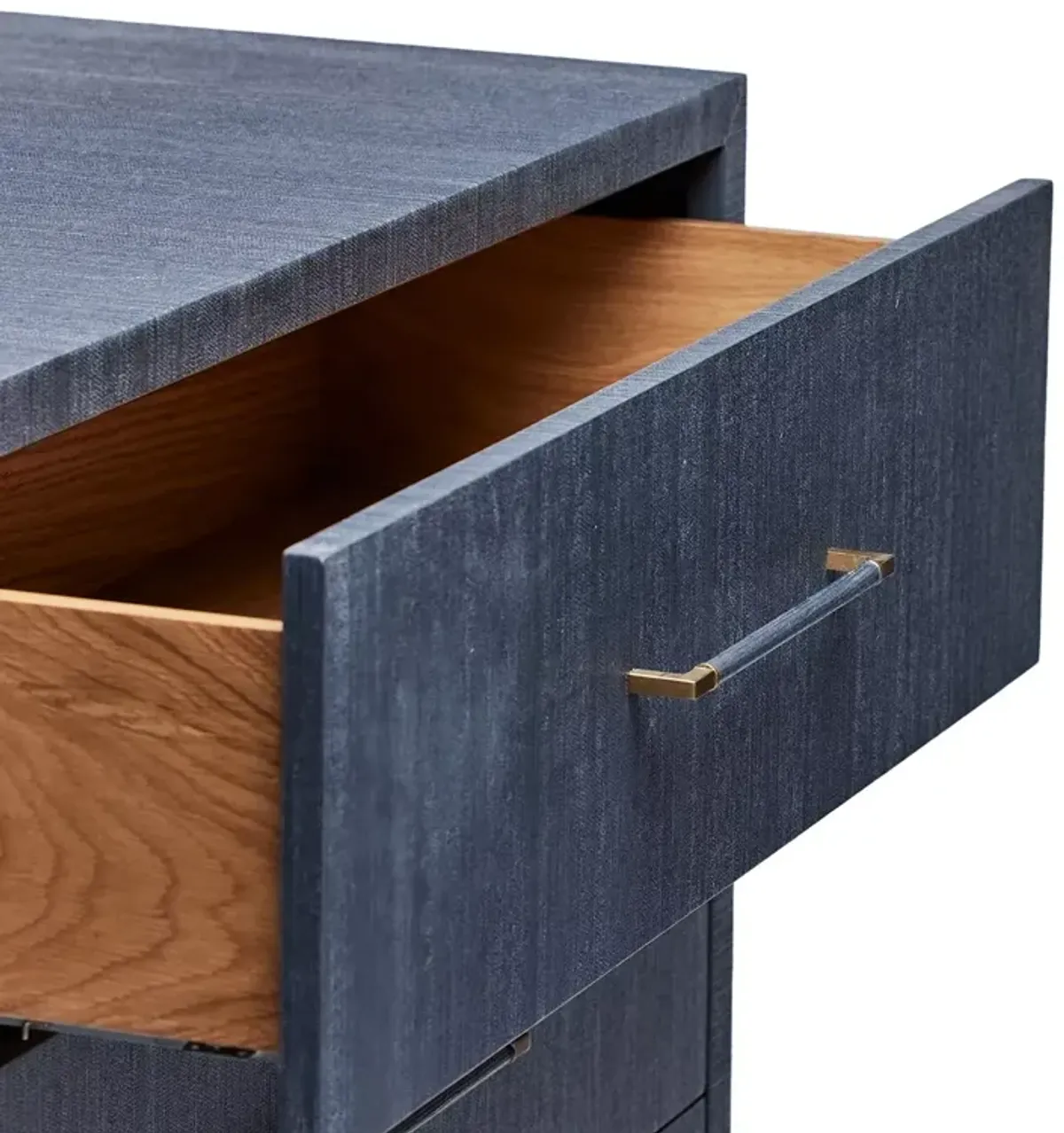 Interlude Home Taylor 6 Drawer Chest - Navy