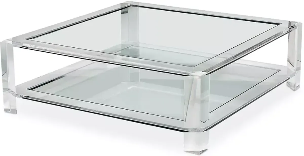 Interlude Home Surrey Square Cocktail Table