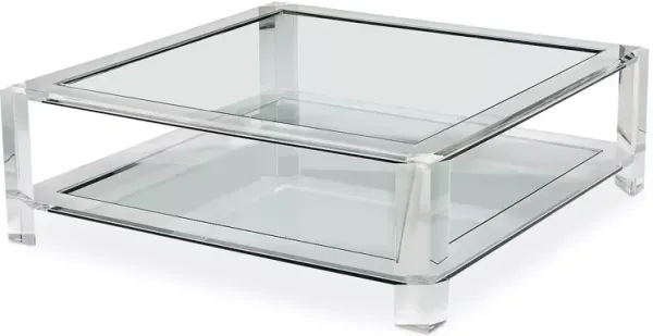 Interlude Home Surrey Square Cocktail Table